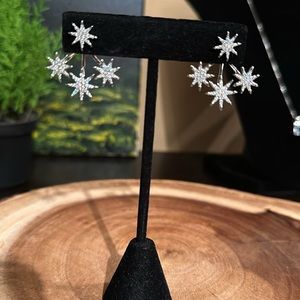 Women’s sterling earrings withCZ